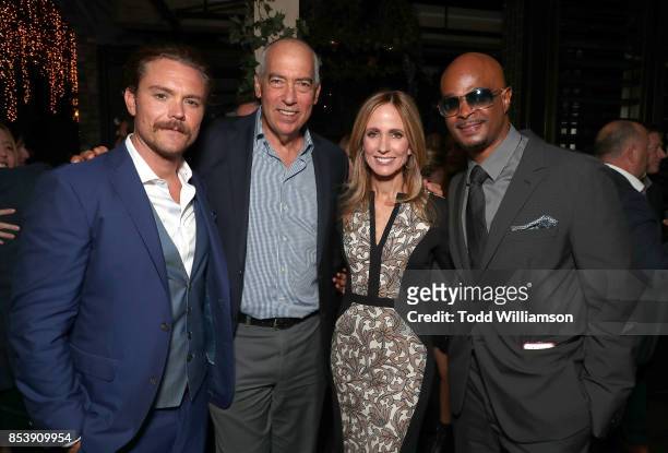Clayne Crawford, Fox Television Group Chairman and CEO Gary Newman, Fox Television Group Chairman and CEO Dana Walden and Damon Wayans attend the FOX...