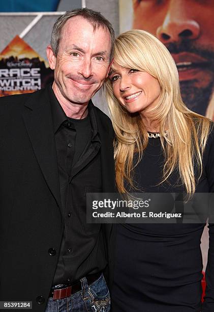 Actor Ike Eisenmann and actress Kim Richards arrive at the premiere of Walt Disney Pictures' "Race to Witch Mountain" held at the El Capitan Theater...