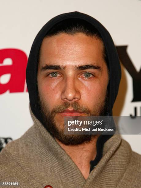 Actor Justin Bobby arrives at the Star Magazine's First Annual Young Hollywood Issue at the Apple Lounge on March 11, 2009 in Los Angeles, California.