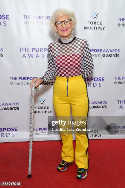 Internet personality Baddiewinkle attends The Purpose Awards at The Conga Room at L.A. Live on September 25, 2017 in Los Angeles, California.