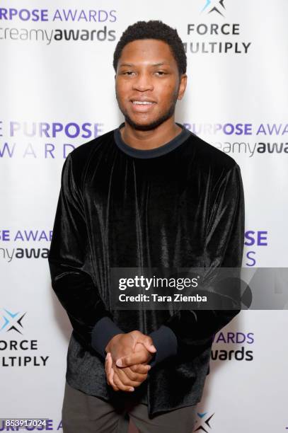 Singer/songwriter Gallant attends The Purpose Awards at The Conga Room at L.A. Live on September 25, 2017 in Los Angeles, California.