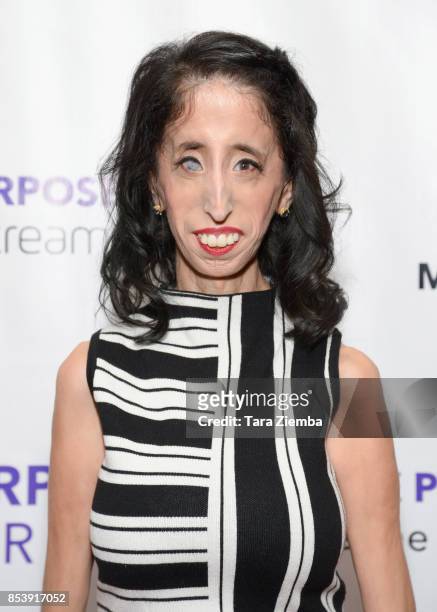 Lizzie Velasquez attends The Purpose Awards at The Conga Room at L.A. Live on September 25, 2017 in Los Angeles, California.