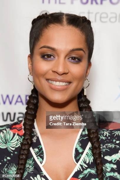Lilly Singh attends The Purpose Awards at The Conga Room at L.A. Live on September 25, 2017 in Los Angeles, California.