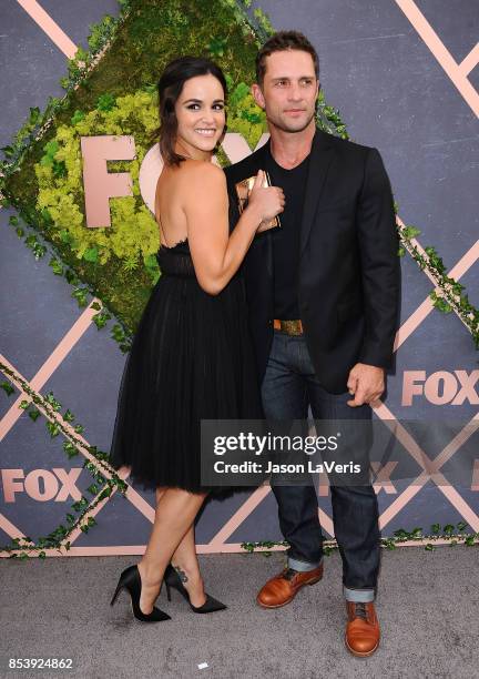 Actress Melissa Fumero and husband David Fumero attend the FOX Fall Party at Catch LA on September 25, 2017 in West Hollywood, California.