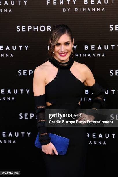 Yara Puebla attends Fenty Beauty by Rihanna Launch on September 23, 2017 in Madrid, Spain.