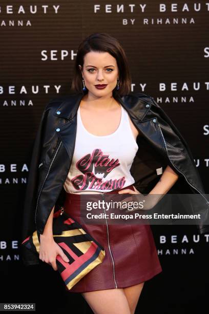 Adriana Torrebejano attends Fenty Beauty by Rihanna Launch on September 23, 2017 in Madrid, Spain.