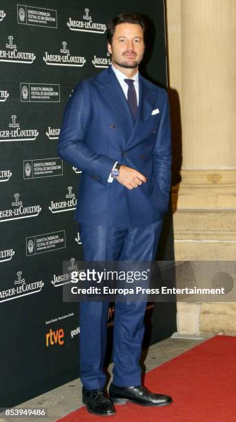 Fernando Andina attends the Jaeger-LeCoultre 'Latin Cinema Award' at Kursaal on September 23, 2017 in San Sebastian, Spain.