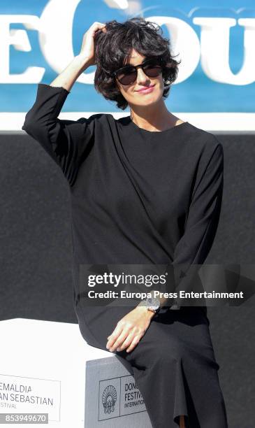 Spanish actress Paz Vega attends the Jaeger-LeCoultre 'Latin Cinema Award' photocall at the Kursaal Palace on September 23, 2017 in San Sebastian,...