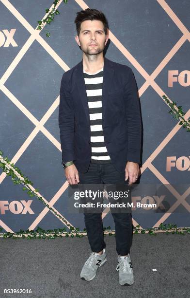 Actor Adam Scott attends FOX Fall Party at Catch LA on September 25, 2017 in West Hollywood, California.