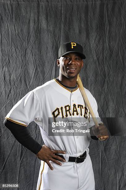 Craig Monroe of the Pittsburgh Pirates poses during photo day at the Pirates spring training complex on February 22, 2009 in Bradenton, Florida.