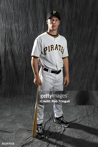 Brian Bixler of the Pittsburgh Pirates poses during photo day at the Pirates spring training complex on February 22, 2009 in Bradenton, Florida.