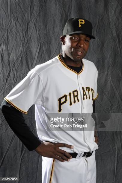 Denny Bautista of the Pittsburgh Pirates poses during photo day at the Pirates spring training complex on February 22, 2009 in Bradenton, Florida.