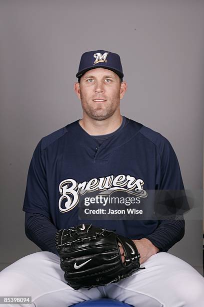 Braden Looper of the Milwaukee Brewers poses during Photo Day on Thursday, February 19, 2009 at Maryvale Baseball Park in Phoenix, Arizona.