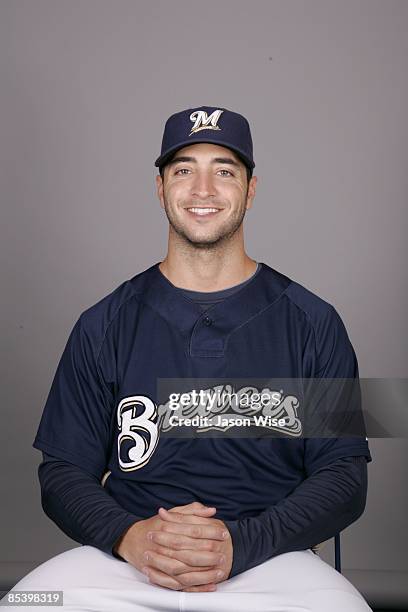 Ryan Braun of the Milwaukee Brewers poses during Photo Day on Thursday, February 19, 2009 at Maryvale Baseball Park in Phoenix, Arizona.