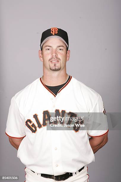 Aaron Rowand of the San Francisco Giants poses during Photo Day on Monday, February 23, 2009 at Scottsdale Stadium in Scottsdale, Arizona.