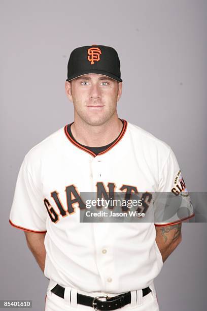 Brain Wilson of the San Francisco Giants poses during Photo Day on Monday, February 23, 2009 at Scottsdale Stadium in Scottsdale, Arizona.