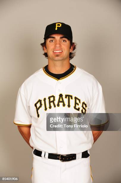 Virgil Vasquez of the Pittsburgh Pirates poses during Photo Day on Sunday, February 22, 2009 at McKechnie Park in Bradenton, Florida.