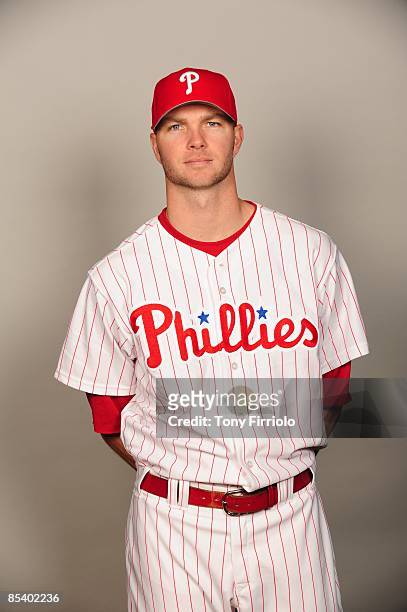 Ryan Madson of the Philadelphia Phillies poses during Photo Day on Friday, February 20, 2009 at Bright House Networks Field in Clearwater, Florida.