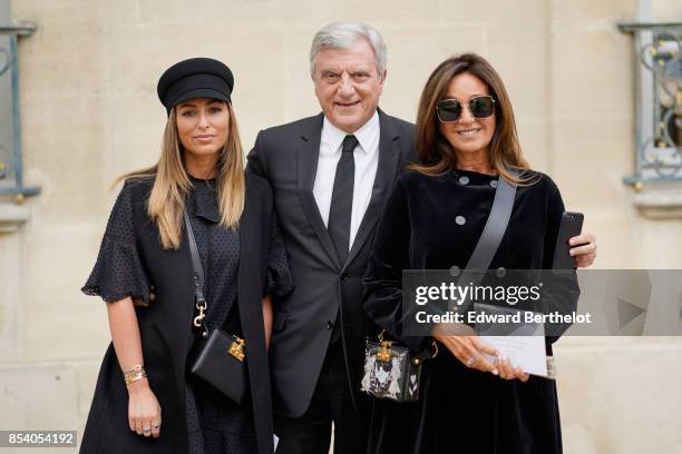 Sidney Toledano and Katia Toledano attend the Christian Dior show as part of the Paris Fashion Week Womenswear Spring/Summer 2018 on September 26,...