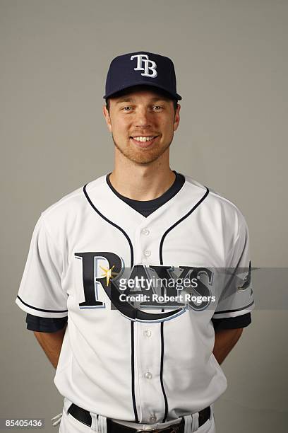 Ben Zobrist of the Tampa Bay Rays poses during Photo Day on Friday, February 20, 2009 at Charlotte County Sports Park in Port Charlotte, Florida.