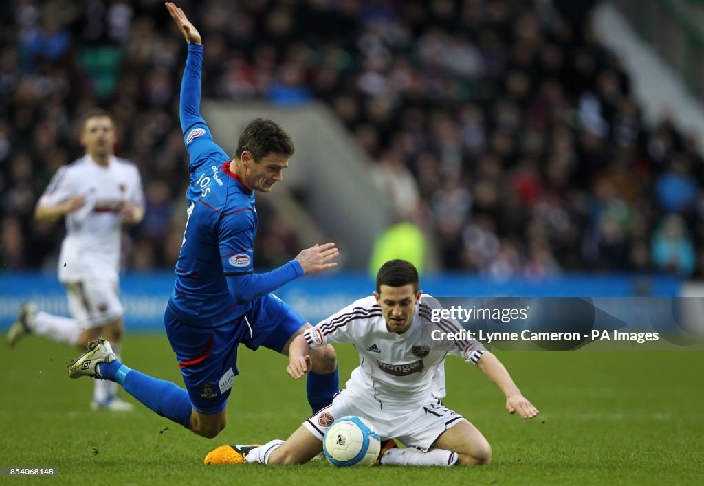 Soccer - Scottish Communities League Cup - Semi Final - Inverness Caledonian Thistle v Heart of Midlothian - Easter Road