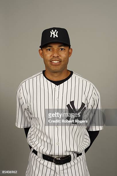 Mariano Rivera of the New York Yankees poses during Photo Day on Thursday, February 19, 2009 at Steinbrenner Field in Tampa, Florida.