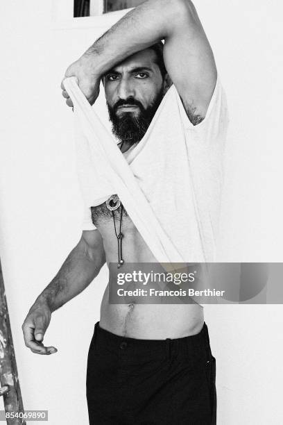 Actor Numan Acar is photographed on June 25, 2017 in Paris, France.