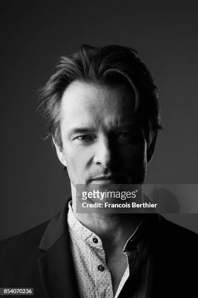 Singer David Hallyday is photographed for Self Assignment on February 10, 2017 in Paris, France.