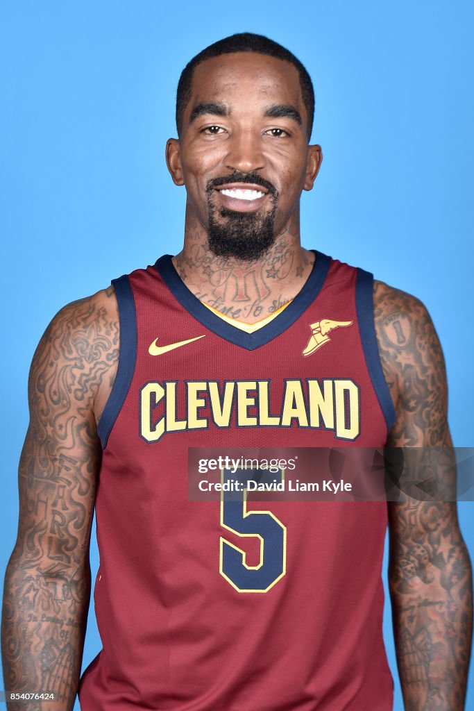 J R Smith Style Reference shots of J.R. Smith of the Cleveland Cavaliers on media day ...