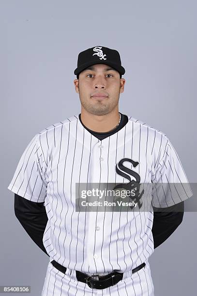 Sergio Santos of the Chicago White Sox poses during Photo Day on Friday, February 20, 2009 at Camelback Ranch in Glendale, Arizona.