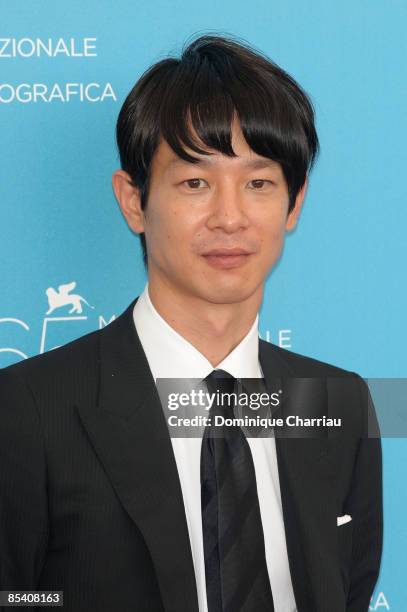 Actor Roy Kase attends the "Sky Crawlers" photocall at the Piazzale del Casino during the 65th Venice Film Festival on September 3, 2008 in Venice,...
