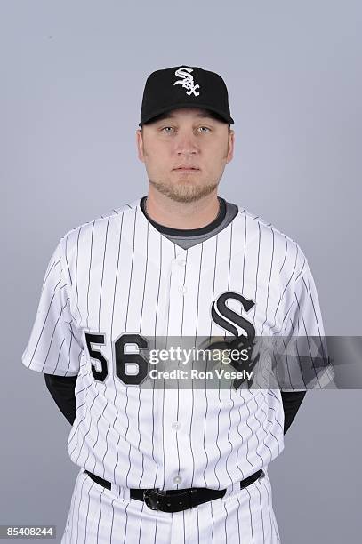 Mark Buehrle of the Chicago White Sox poses during Photo Day on Friday, February 20, 2009 at Camelback Ranch in Glendale, Arizona.