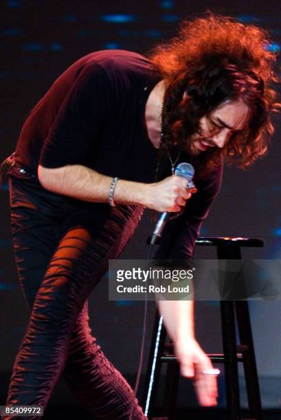 Actor and comedian Russell Brand performs in The Grand Ballroom of the Manhattan Center on March 12, 2009 in New York City.