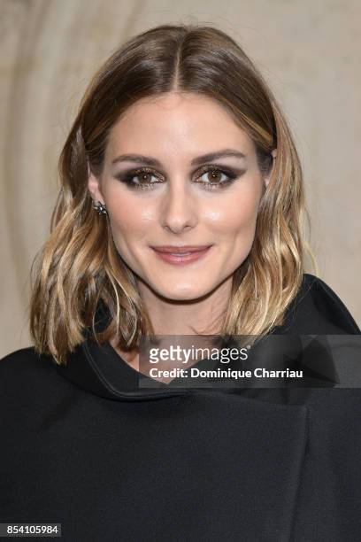 Olivia Palermo attends the Christian Dior show as part of the Paris Fashion Week Womenswear Spring/Summer 2018 on September 26, 2017 in Paris, France.