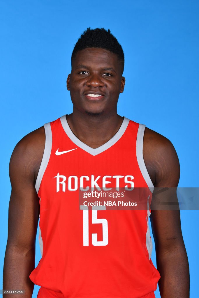 Capela Houston Rockets Clint Capela of the Houston Rockets poses for a head shot during ...