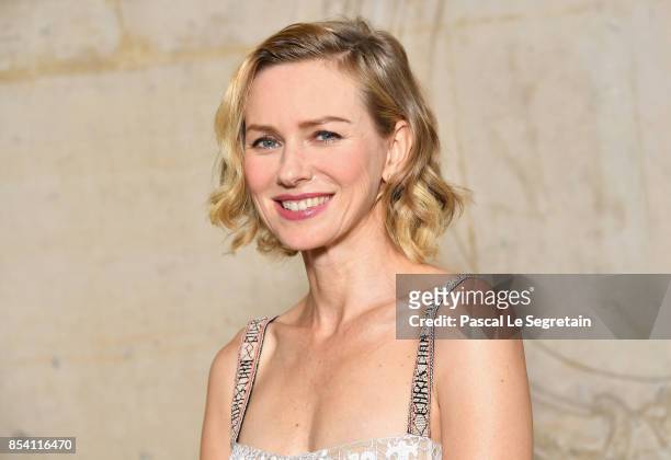 Naomi Watts attends the Christian Dior show as part of the Paris Fashion Week Womenswear Spring/Summer 2018 on September 26, 2017 in Paris, France.