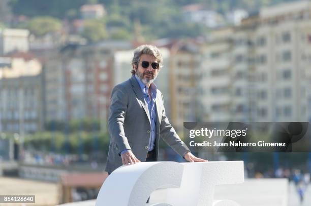 Ricardo Darin attends 'La Cordillera' photocall during 65th San Sebastian Film Festival on September 26, 2017 in San Sebastian, Spain.