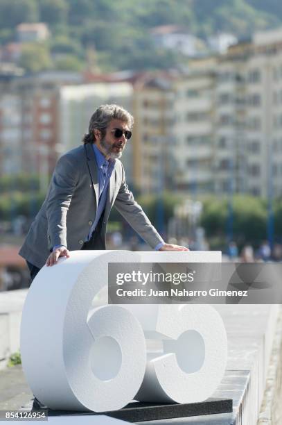 Ricardo Darin attends 'La Cordillera' photocall during 65th San Sebastian Film Festival on September 26, 2017 in San Sebastian, Spain.