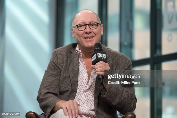 James Spader visits Build Series to discuss "The Blacklist" at Build Studio on September 26, 2017 in New York City.