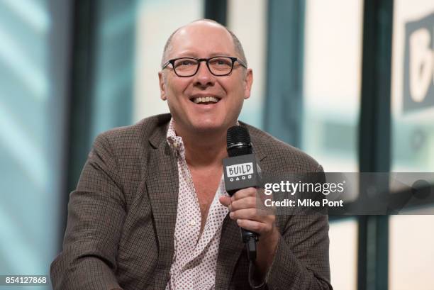 James Spader visits Build Series to discuss "The Blacklist" at Build Studio on September 26, 2017 in New York City.