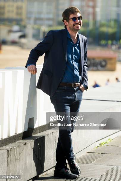 Santiago Mitre attends 'La Cordillera' photocall during 65th San Sebastian Film Festival on September 26, 2017 in San Sebastian, Spain.