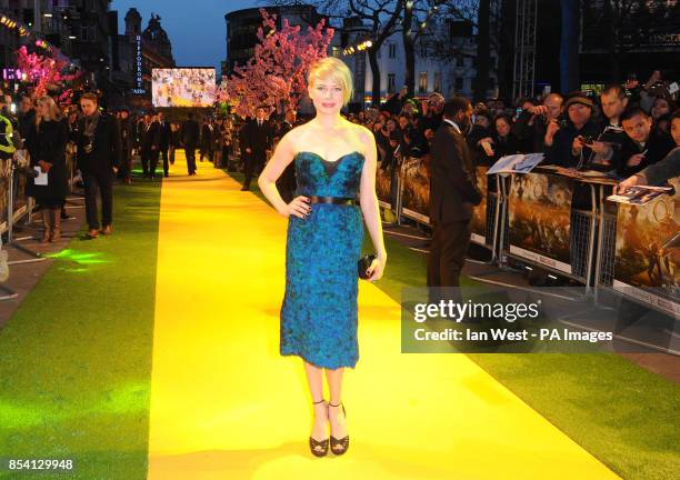 Michelle Willliams arriving for the European Premiere of Oz The Great and Powerful at the Empire cinema in London.