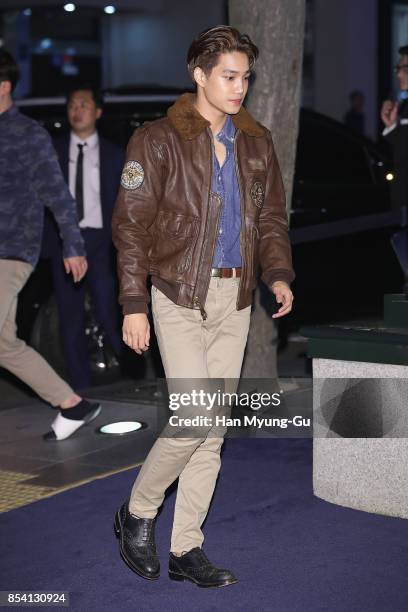 Kai of boy band EXO-K attends the "POLO RALPH LAUREN" Photocall on September 26, 2017 in Seoul, South Korea.