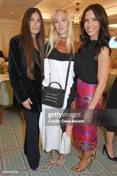 Elizabeth Saltzman, Amy Christiansen Si Ahmed and Josephine Daniel attend the 4th annual Ladies' Lunch in support of the Silent No More...