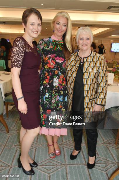Vicky Pini, Tamara Beckwith and Maggie Probert attend the 4th annual Ladies' Lunch in support of the Silent No More Gynaecological Cancer Fund at...