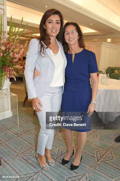 Fabiana Flosi and mother Aparecida Schunck attend the 4th annual Ladies' Lunch in support of the Silent No More Gynaecological Cancer Fund at Fortnum...