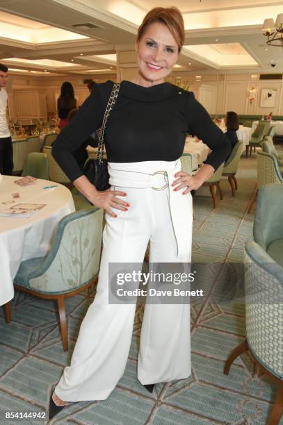 Simona Ventura attends the 4th annual Ladies' Lunch in support of the Silent No More Gynaecological Cancer Fund at Fortnum & Mason on September 26,...