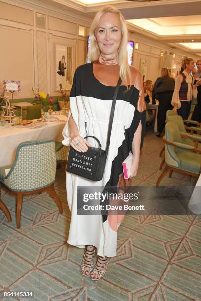 Amy Christiansen Si Ahmed attends the 4th annual Ladies' Lunch in support of the Silent No More Gynaecological Cancer Fund at Fortnum & Mason on...