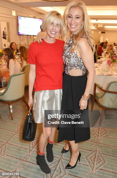 Brooke Metcalfe and Jenny Halpern Prince attend the 4th annual Ladies' Lunch in support of the Silent No More Gynaecological Cancer Fund at Fortnum &...