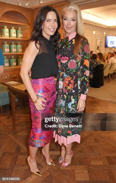 Josephine Daniel and Tamara Beckwith attend the 4th annual Ladies' Lunch in support of the Silent No More Gynaecological Cancer Fund at Fortnum &...